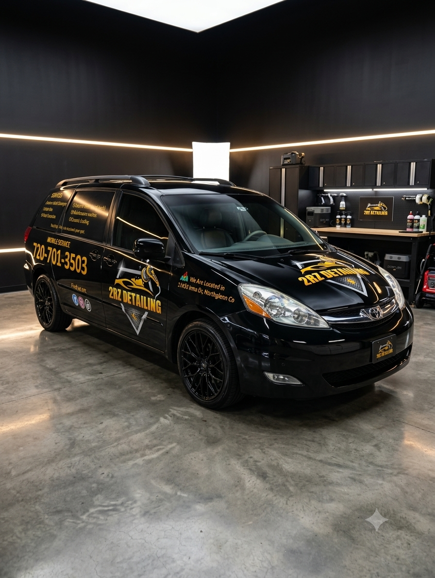2RZ Detailing branded mobile service van