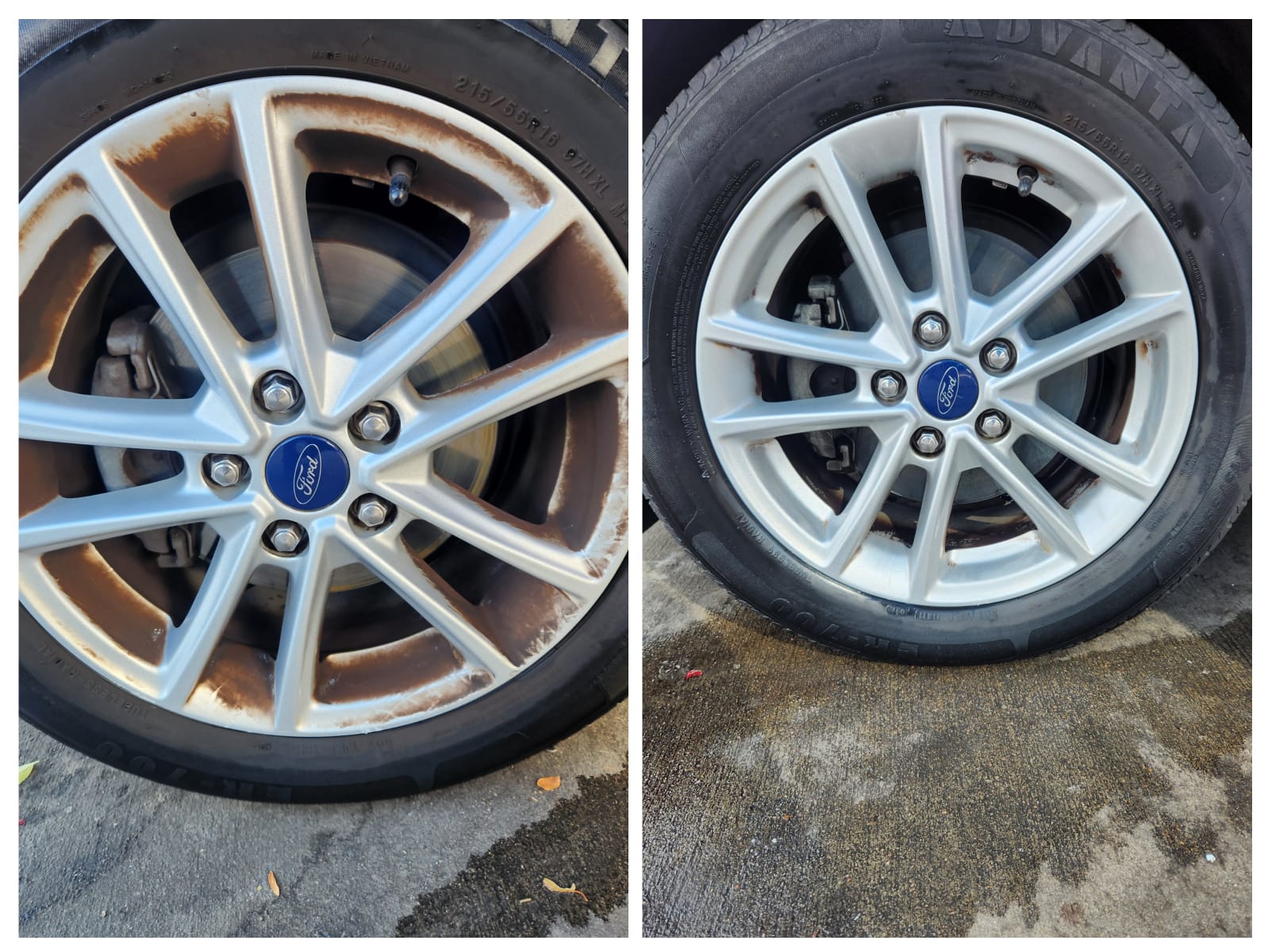 Wheel restoration and rust removal