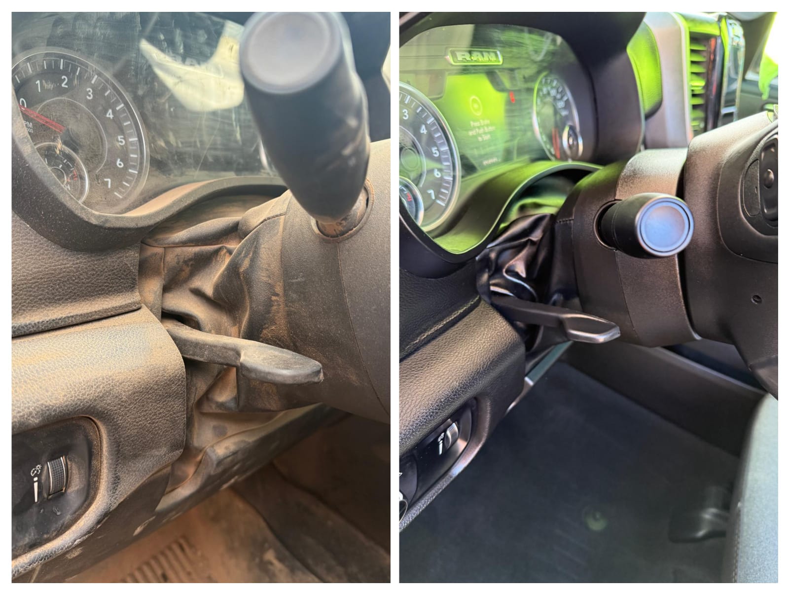 Dashboard and console cleaning