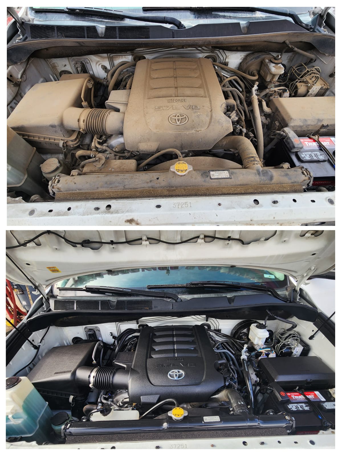 Engine bay detailing