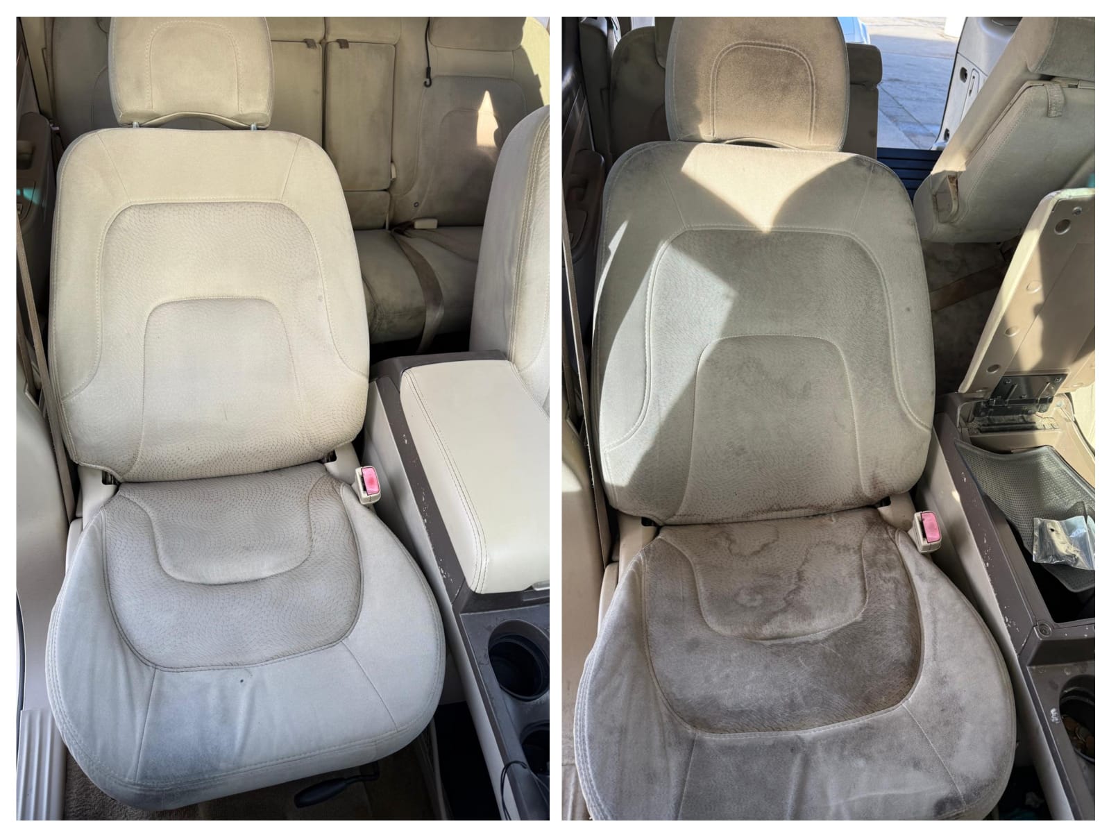 Seat shampoo and extraction